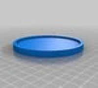 Blank Coaster 3D model