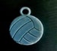 Volleyball Keychain  3D model