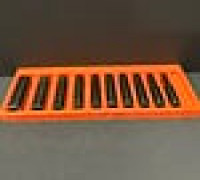 ¼ Inch Drive SAE Deep Socket Organizer 3D model