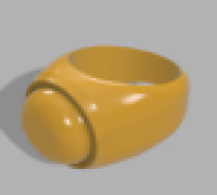 Sinestro Corp Ring (Vintage) 3D model