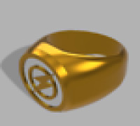 Flash Ring (Wally West) 3D model