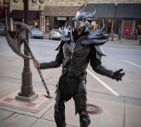 Daedric Armor split for smaller printers 3D model
