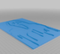 Ghost Face Wallart 3D model