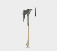 Dawnguard Axe (Skyrim) 3D model