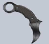 Tactical Karambit 3D model
