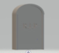 grave 3D model
