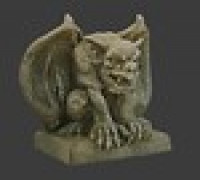 Gargoyle Statue Scan 3D model