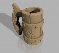 Medieval Mug 3D model
