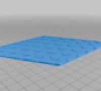 Basic Hexagon Game Board and Tile Set 3D model