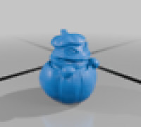 Oogie Boogie Pumpkin Sprite 3D model