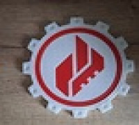 Automaton Incineration corps coaster - Helldivers 2 3D model