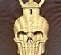 Skull-shaped lantern 3D model