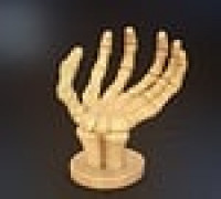Hand Cupped 3D model