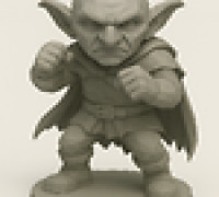 GOBLIN CON CAPA 3D model