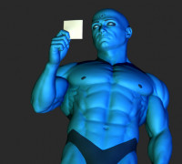 Dr. Manhattan, Watchmen, Jon Osterman 3D model