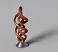 Twisted Knot Corrugated 3D model