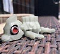 Jelleton Splatoon 3 side order (fish skeleton) 3D model