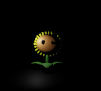 sunflower 3D model