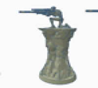 Sydonian Skatros  Commando Droid Base 3D model