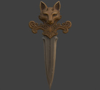 Kitsune Dagger 3D model