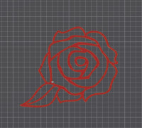 Rose Shaped Pot Stand 3D model