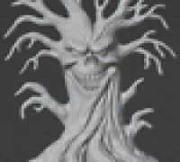SPOOKY HALLOWEEN TREE 3D model