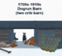 Dogrun Barn (HO SCALE) 3D model