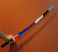Katana - Seven Interlocking Pieces 3D model