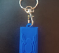 spider-man keyring 3D model