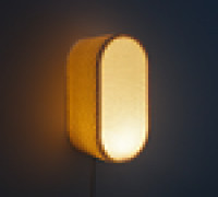 Wall lamp for bambu light 3D model