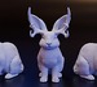 Jackalope (DND / TTRPG) 3D model