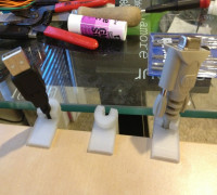 Captive Customizeable Cable Holder 3D model