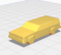 simplistic volvo 740 wagon remix 3D model