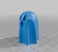 Ghost finger puppet 3D model