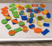 Primary Game Pieces 3D model