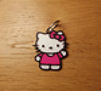 Keychain Hello Kitty 3D model