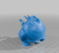 Fast GTI rabbit keychain 3D model