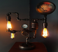 STEAMPUNK LAMP 3D model