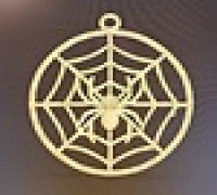 Spider web 3D model