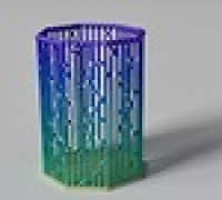 Braided Octo-Basket 3D model