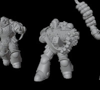 Space wolf kill team 3D model