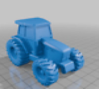 Trator 3D model