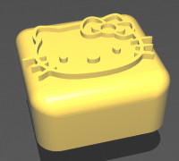 KEYCAP HELLO KITTY 3D model