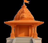 Modern Nagara Temple 3D model