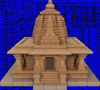 Nagara Style Temple 3D model
