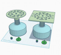 adjustable floor drain 3D model