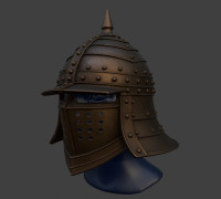 Polish Siege Commander’s Helmet 3D model