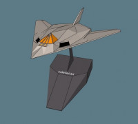 AIR PLANE NIGHTHAWK 2025 3D model
