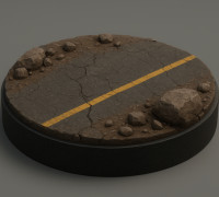 Base for urban or dirt character 3D model