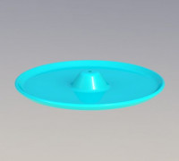 Simple circular dehumidifier 3D model